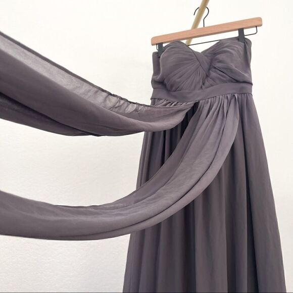 Jenny Yoo Wedding Bridesmaid Collection Nordstrom Aiden Convertible Dress Size 4 - Picture 10 of 12